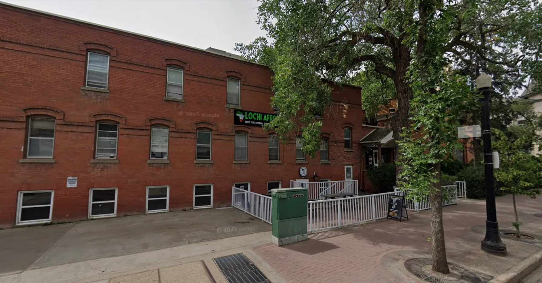 Lochi Afro Nija restaurant interior in downtown Edmonton