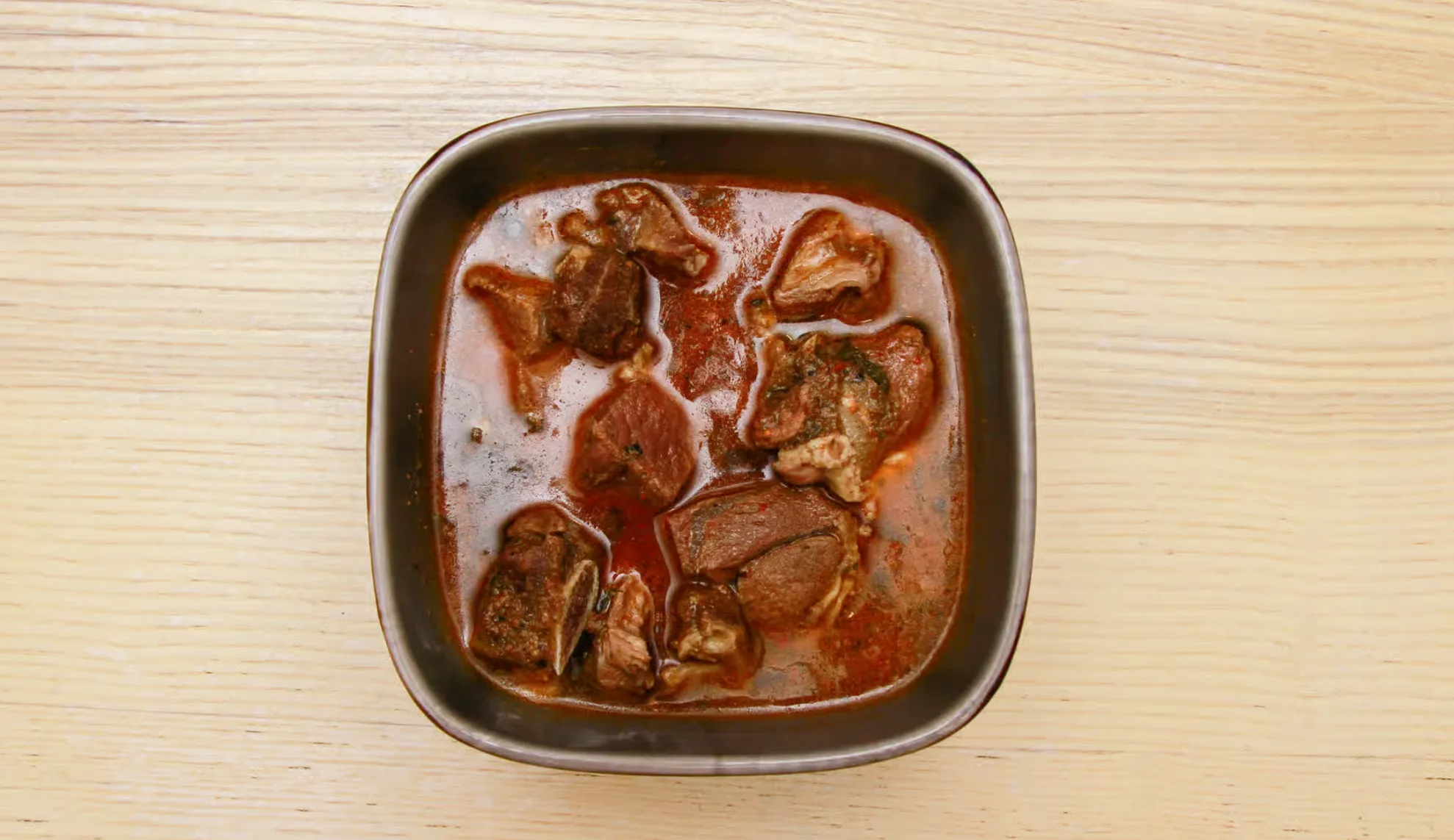 Delicious Goat Meat Pepper Soup at Lochi Afro Nija Nigerian Restaurant in Edmonton, AB